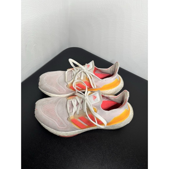 Adidas UltraBoost 22 Running Shoes GX5595 orange/white Women's Size 6‎ Athletic - Picture 3 of 8